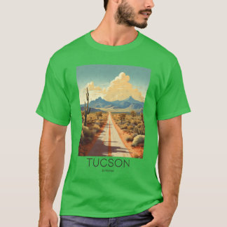 Camiseta A Vintage Travel Illustration of Tucson Arizona US