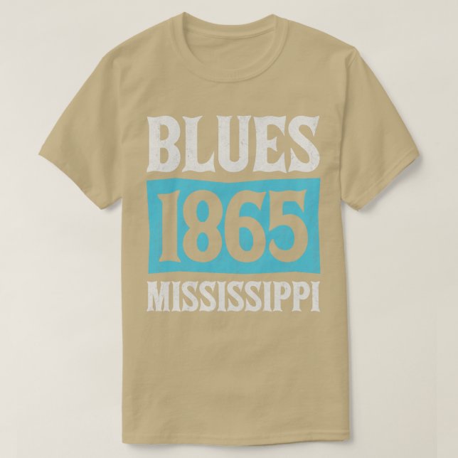 Camiseta A Vintagem Blues 1865 (Frente do Design)