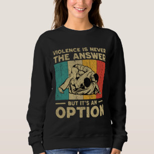 Camiseta A Violência É Uma Opção Motivacional BJJ Jiu Jitsu