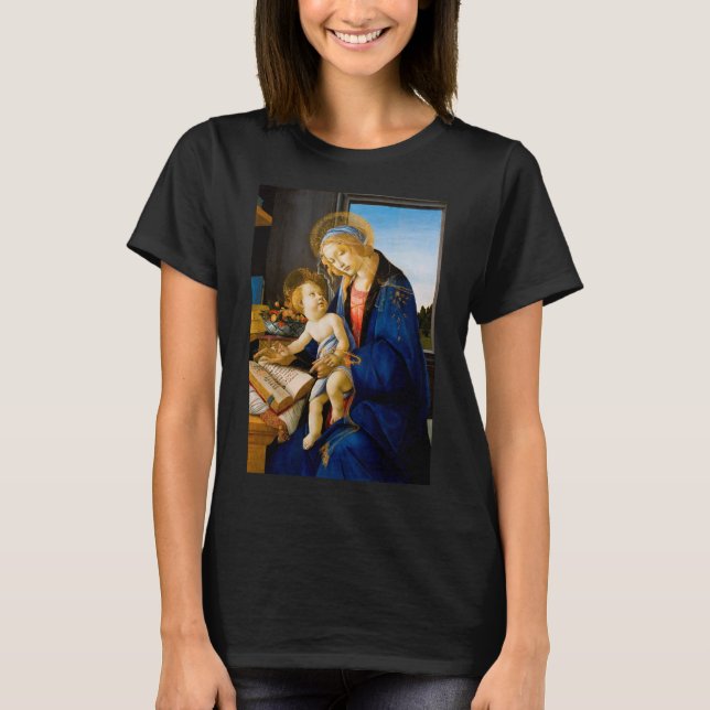 Camiseta A Virgem e a Criança, Sandro Botticelli (Frente)