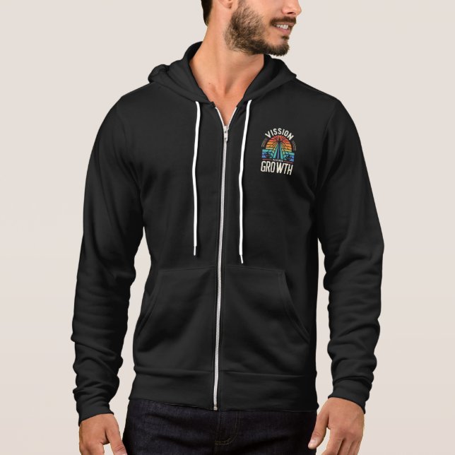 Camiseta A visão inspira o crescimento (Frente)