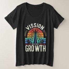 Camiseta A visão inspira o crescimento