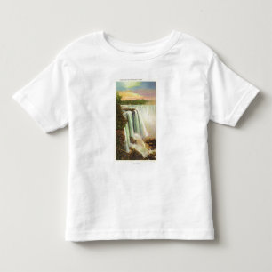 Camiseta A vista da ferradura cai da ilha da cabra