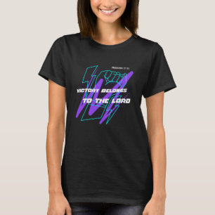 Camiseta A Vitória Pertence Ao Senhor   Christian Athletes