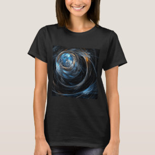 Camiseta À volta da Abstrato de Arte Mundial
