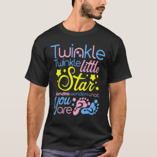 Camiseta A Vovó das Estrelas Brilhante se pergunta o que vo