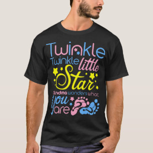 Camiseta A Vovó das Estrelas Brilhante se pergunta o que vo