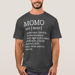 Camiseta A vovó definição Momo Dia das Mães dá present