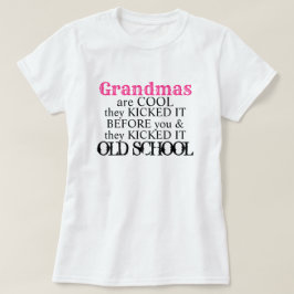 Camiseta A vovó é uma citação engraçada da velha escola leg