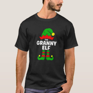 Camiseta A Vovó Elf - Engraçada Marcha de Natal Decorati
