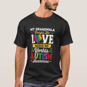 Camiseta A Vovó Me Ensinou Que Amor Não Precisa de Palavras