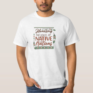 Camiseta A Voz da Natureza Nativa — Ecologia e Awaren Cultu