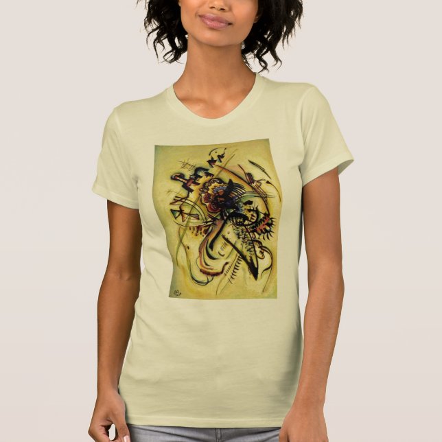 Camiseta À Voz Desconhecida de Kandinsky (Frente)
