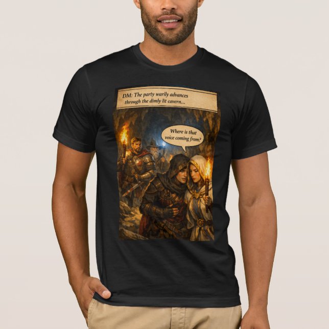 Camiseta A Voz Misteriosa (Frente)