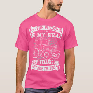 Camiseta A Voz Na Minha Cabeça Continua Dizendo Obtenha Mai