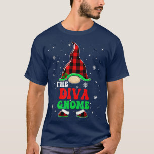 Camiseta A Xadrez Da Família Buffalo Da Diva Gnomo Chris