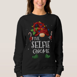 Camiseta A Xadrez de Natal de Selfie Gnomo Buffalo Ligh