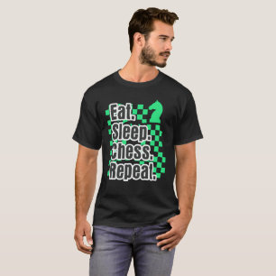 Camiseta A xadrez dos meninos come o presente da repetiçã