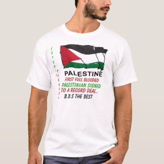 Camiseta aaa, primeiro Blooded completo, palestino