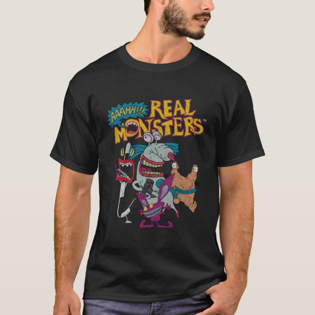 Camiseta Aaahh Real Monsters Character (Frente)