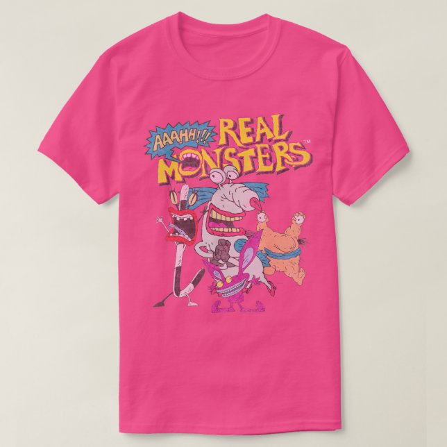 Camiseta AAAHH Real Monsters Character (Frente do Design)