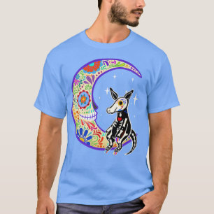 Camiseta Aardvark Dia de Los Muertos Skeleton 