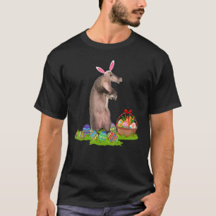Camiseta Aardvark Easter Ovo Caçando Páscoa Coelhinha Aardv