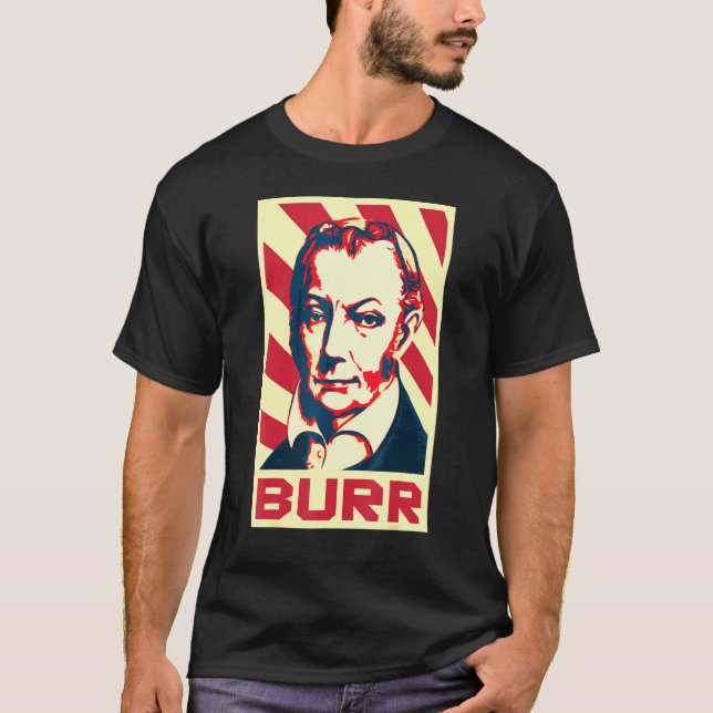 Camiseta Aaron Burr Retro Propaganda (Frente)