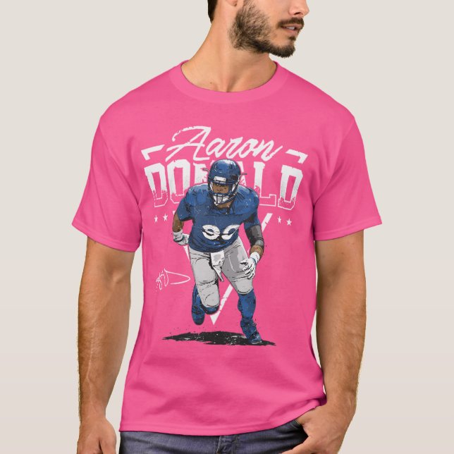 Camiseta Aaron Donald Los Angeles R Nome do Triângulo (Frente)
