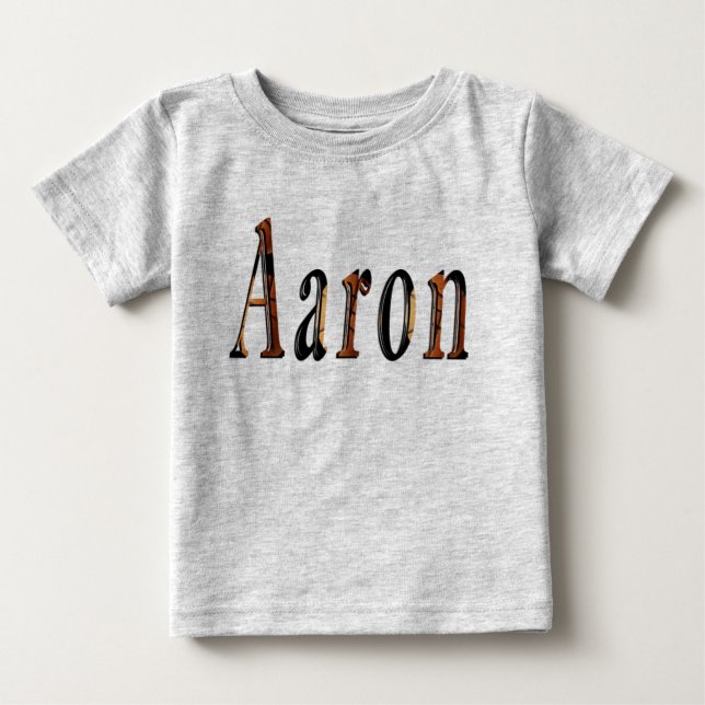Camiseta "Aaron e o Jogo da Glória" Seu Nome (Frente)
