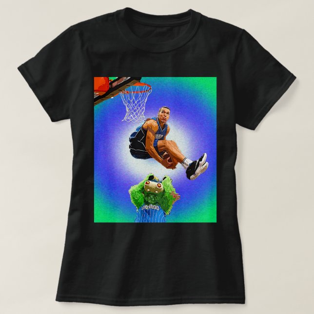 Camiseta Aaron Gordon 2016 Competição Dunk Long T Shirt (Frente do Design)