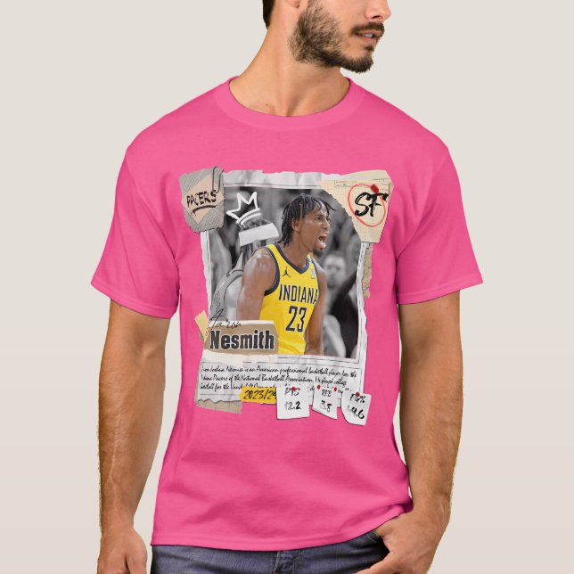 Camiseta Aaron Nesmith Basball Art Pacers 3 (Frente)