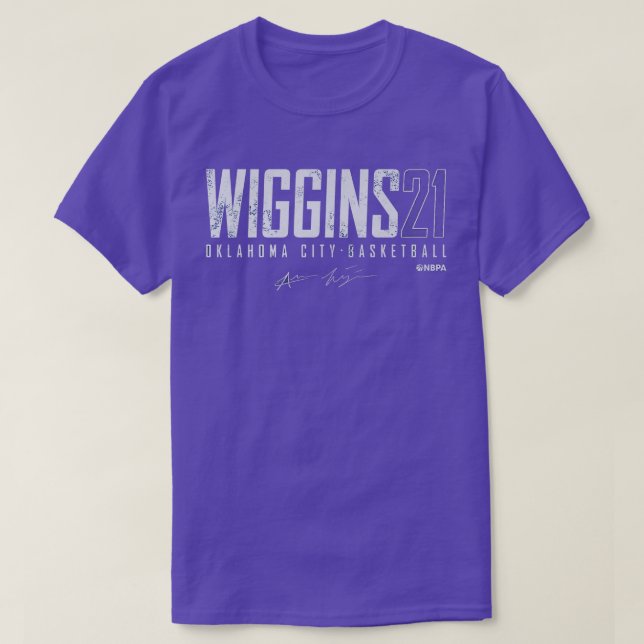 Camiseta Aaron Wiggins Oklahoma City Elite 1 (Frente do Design)