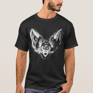 Camiseta Aart Vampire Bat Negativo Black