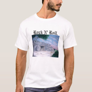 Camiseta aas, rolo de N da rocha
