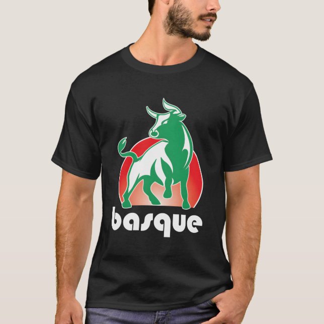 Camiseta Aatxe O Orgulho Basco Basco Basco (Frente)