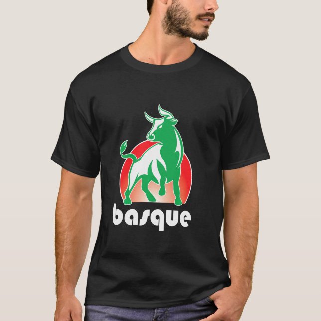 Camiseta Aatxe O Orgulho Basco Basco Basco (Frente)
