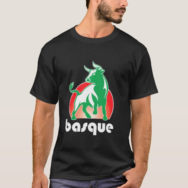 Camiseta Aatxe O Orgulho Basco Basco Basco (Frente)