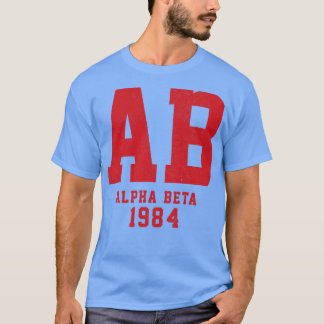 Camiseta AB Alpha Beta 1984 Vintage fraternity Revenge of t
