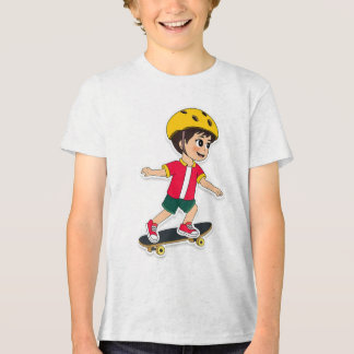 Camiseta Ab auf die Skaterbahn