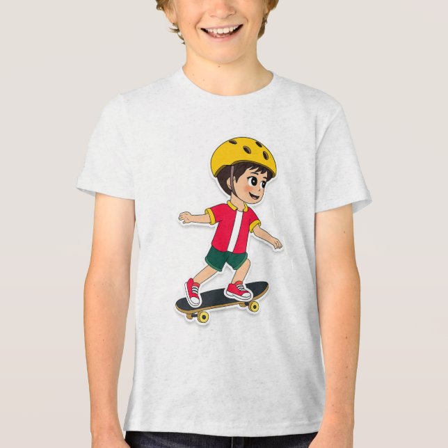 Camiseta Ab auf die Skaterbahn (Frente)