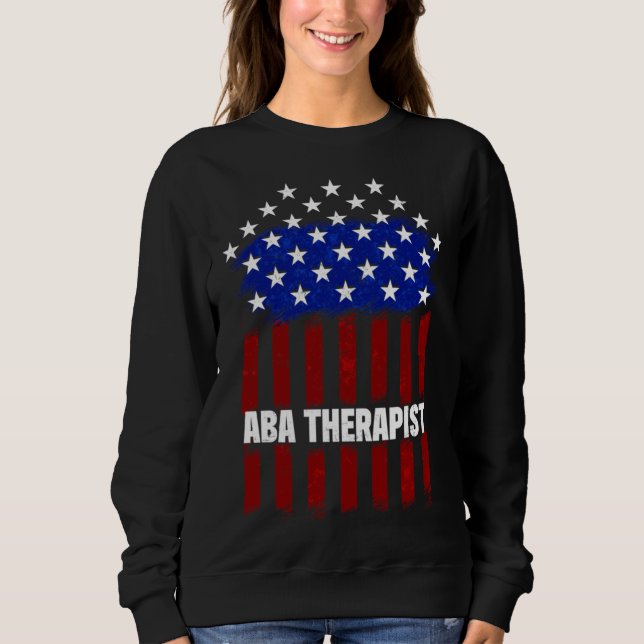 Camiseta Aba Therapist U Flag Behavior Analyst Autism Thor (Frente)