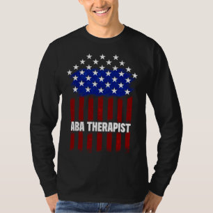 Camiseta Aba Therapist U Flag Behavior Analyst Autism Thor