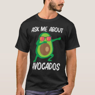 Camiseta Abacate Adorável Para Homens Mulheres Fruta Saudáv