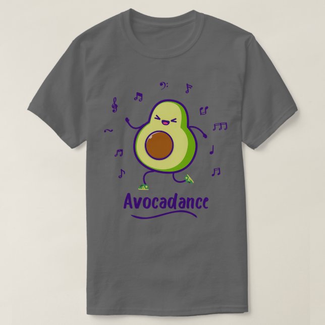 Camiseta abacate avocadanse (Frente do Design)