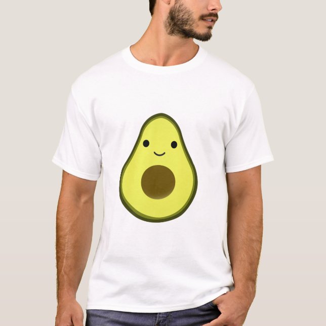 Camiseta Abacate bonito de Kawaii (Frente)