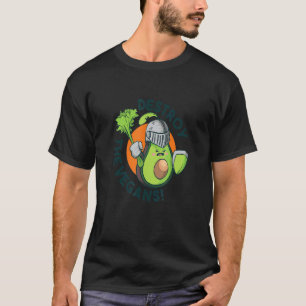 Camiseta Abacate Cavaleiro de Abacate Pau Espada Destruir O