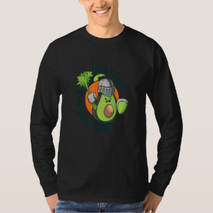 Camiseta Abacate  Cavaleiro do Abacate Pau Espada Destruir 
