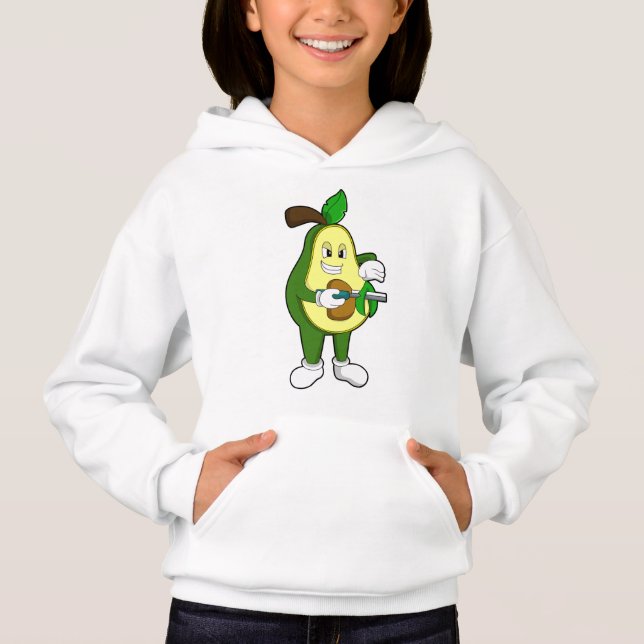 Camiseta Abacate como Cabeleireiro com Navalha (Frente)
