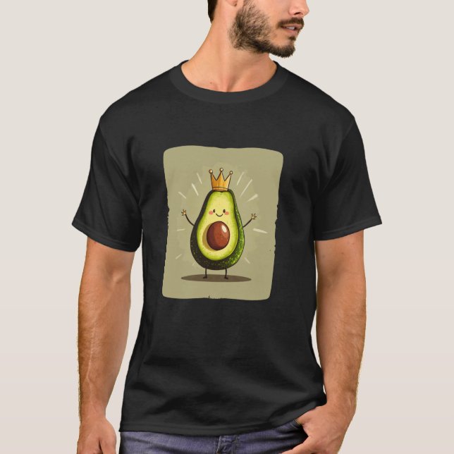 Camiseta Abacate Coroado para uma Regra Deliciosa (Frente)